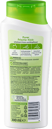 Šampon za mastne lase in suhe lasne konice Pure Frische Balea