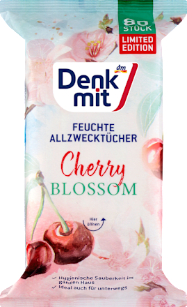 Allzwecktücher Feucht Cherry Blossom Denkmit