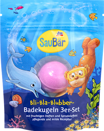 Kinder Badezusatz Badekugeln Bli-Bla-Blubber  SauBär