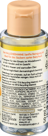 Sanfte Reinigung für Gesicht, Hände & Po, Reisegröße HALLOHEBAMME