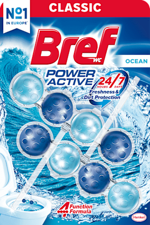 Tuhý WC blok Classic Power Aktiv Ocean  Bref
