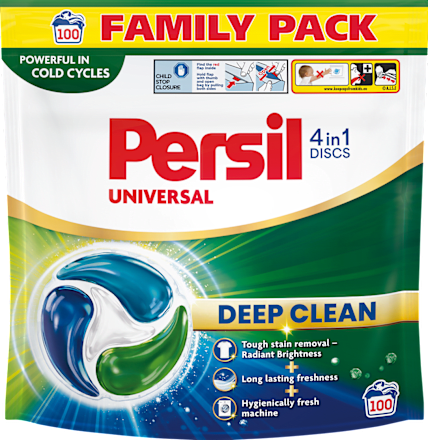 Universal 4in1 Discs Deep Clean kapsule za veš, Family Pack Persil