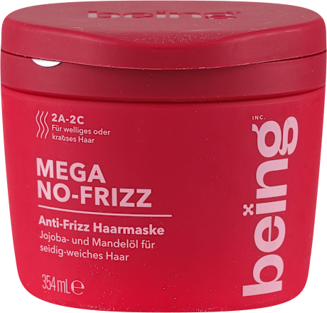 MEGA NO-FRIZZ maska za kosu being