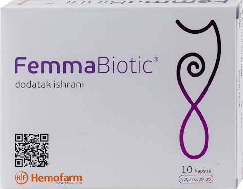FemmaBiotic kapsule na bazi mlečno-kiselinskih bakterija namenjene ženama Hemofarm