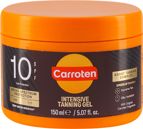 INTENSIVETANNING GEL marmelada za intenzivno tamnjenje, SPF10 Carroten