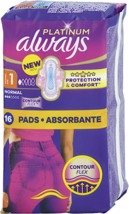 Hygienické vložky Platinum normal  always