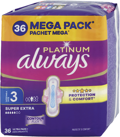 Hygienické vložky Platinum 3 Pads super extra always