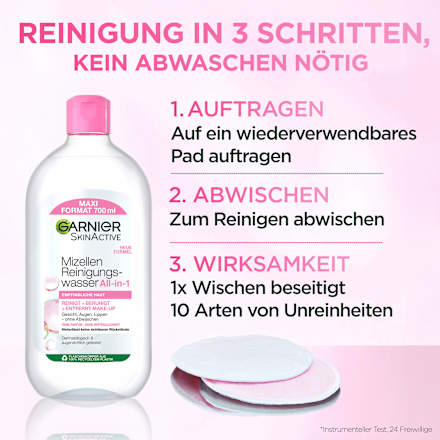 Mizellenwasser All-in-1 empfindliche Haut Garnier Skin Active