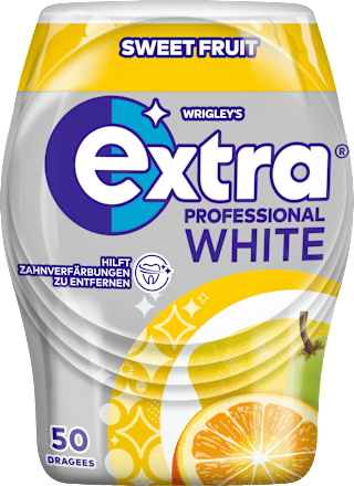 Kaugummi, Professional White, Sweet Fruit EXTRA