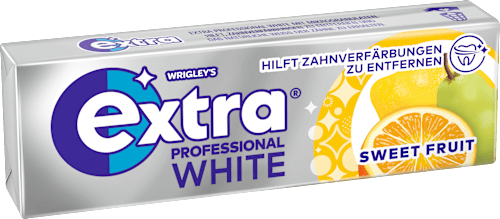 Kaugummi, Professional White, Sweet Fruit  EXTRA