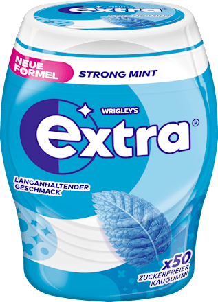 Kaugummi, Strong Mint, zuckerfrei EXTRA