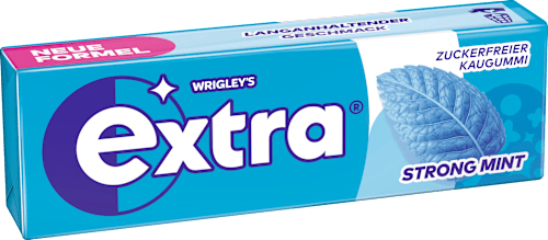 Kaugummi, Strong Mint, zuckerfrei EXTRA