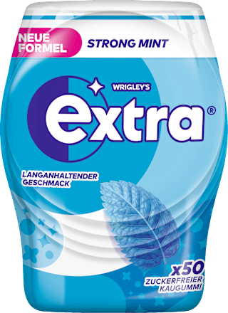 Kaugummi, Strong Mint, zuckerfrei EXTRA