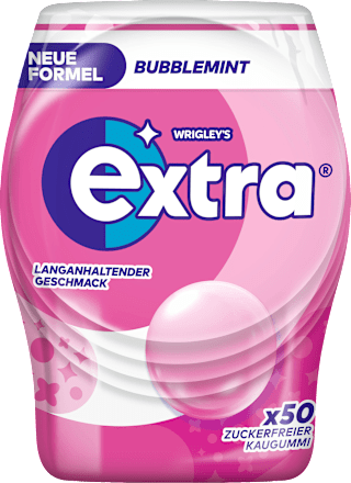 Kaugummi, Bubblemint, zuckerfrei EXTRA