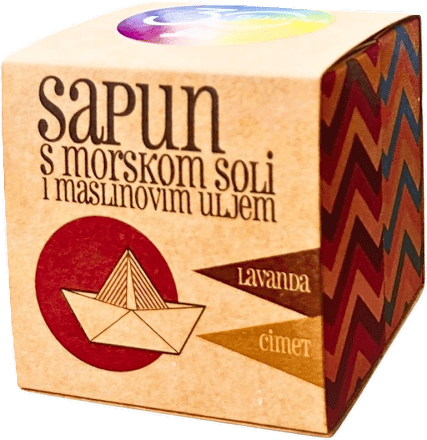 Kruti sapun – lavanda & cimet, 2 x 115 g sapunoteka