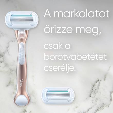 Női borotva készülék Deluxe Smooth Sensitive RoseGold Gillette Venus