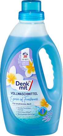 Гел за бяло пране Sence of Freshness, 30 пранета Denkmit