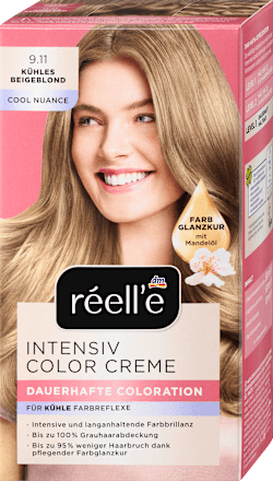 barva na vlasy Intensiv Color Creme, 9.11 studená beige blond réell‘e
