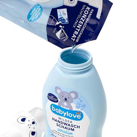 Pianka do mycia rąk łagodna, koncentrat babylove