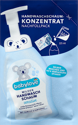 Pianka do mycia rąk łagodna, koncentrat babylove