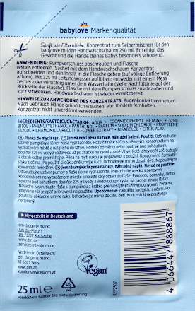 Sensitive pjena za pranje ruku - koncentrat babylove