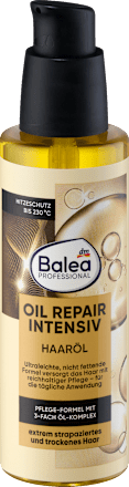 Obnovitveno olje za lase s trojnim oljnim kompleksom OIL REPAIR INTENSIV Balea PROFESSIONAL