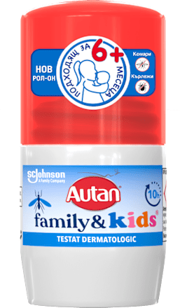 Pол-он против насекоми family&kids Autan