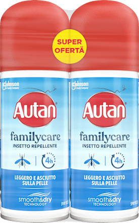 Аерозол против комари familycare, 2X100 ml Autan