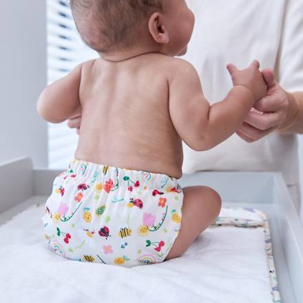 Wickelunterlage für unterwegs, creme, Motiv Sommer Bambino Mio