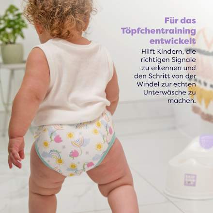 Töpfchen-Trainingshose wiederverwendbar, 3-4 Jahre, beere/bunt Bambino Mio