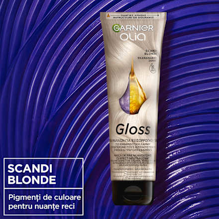 Mască de păr nuanțatoare SCANDI BLONDE GARNIER olia
