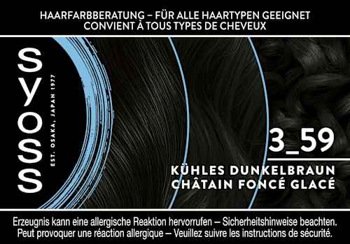 Haarfarbe 3_59 Kühles Dunkelbraun Syoss