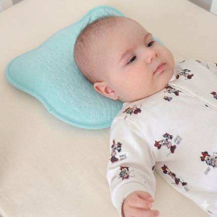 Pernă albastră pentru bebeluși  babysnugg