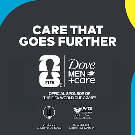 sprchový gel Active Comfort FIFA  Dove Men+Care
