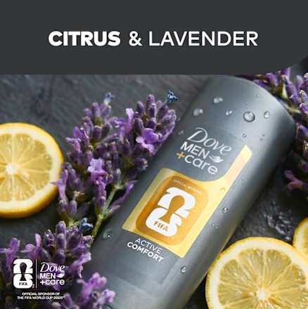sprchový gel Active Comfort FIFA  Dove Men+Care