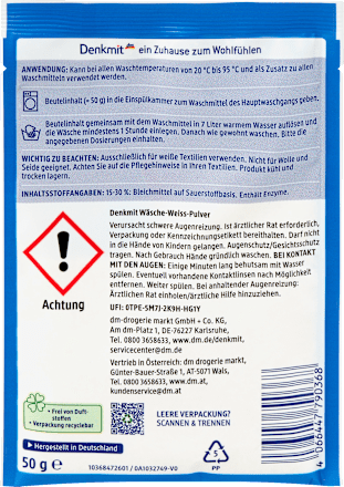Препарат за избелване на пране Denkmit