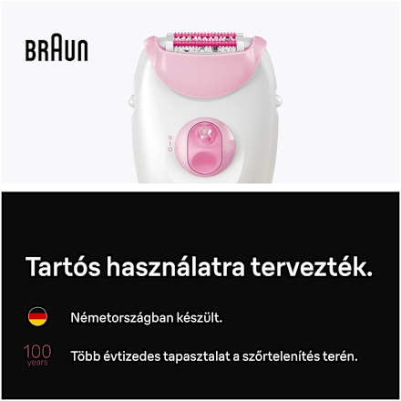 Vezetékes epilátor Silk·épil 3 3-000, rózsaszín Braun
