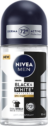 Рол-он Black & White Invisible Epic night  NIVEA MEN