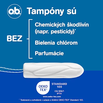 Tampóny ProComfort Super o.b.