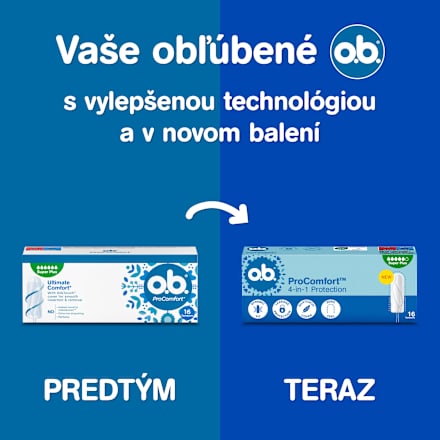 Tampóny ProComfort Super Plus o.b.