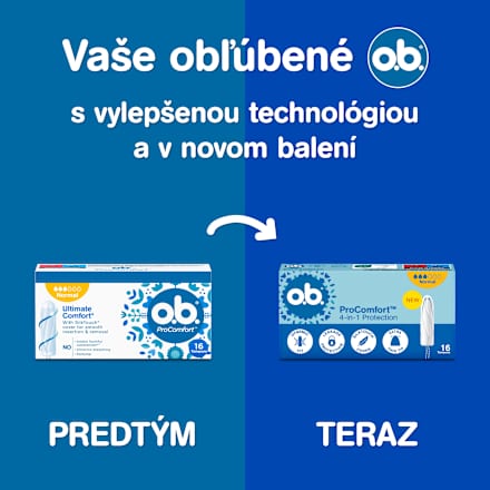 Tampóny ProComfort Normal o.b.