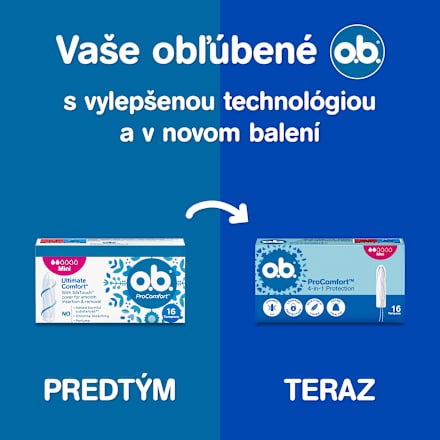 Tampóny ProComfort Mini o.b.