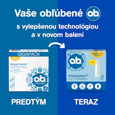 Tampóny ProComfort Normal o.b.