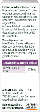Lavendel Tropfen hübner