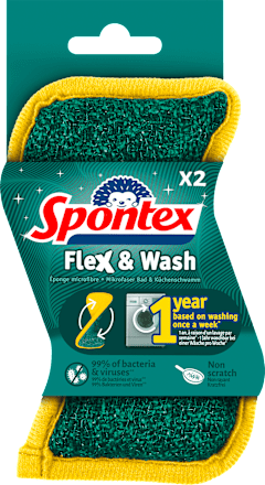 Mikrofaserschwamm Flex & Wash Spontex