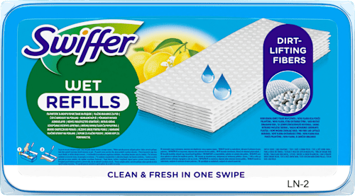 náhradní vlhčené čisticí ubrousky na podlahu Swiffer