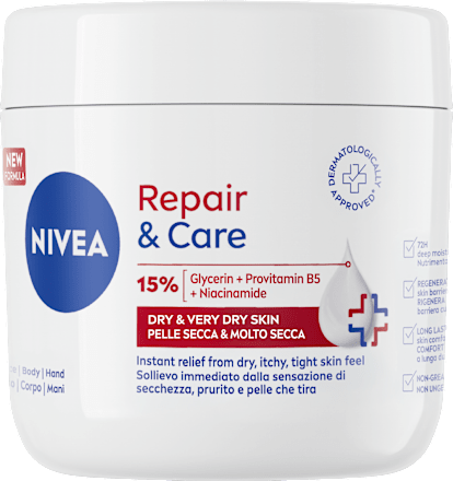 Crema corpo nutriente con niacinamide NIVEA