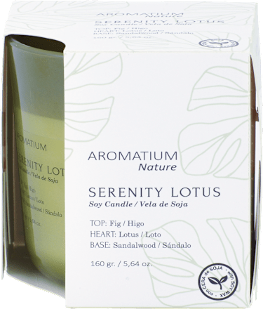Sójová vonná sviečka Serenity Lotus AROMATIUM