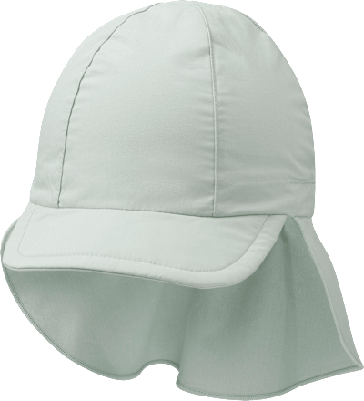 Schirmmütze mit Nackenschutz, grün, Gr. 52/53 ALANA