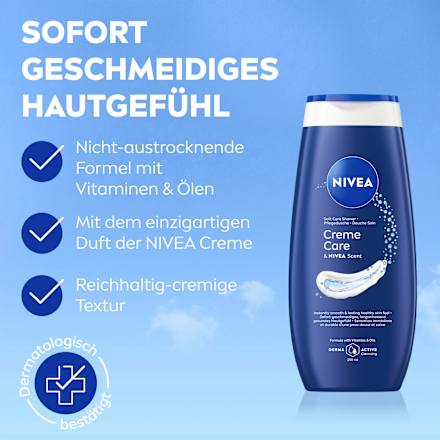 Pflegedusche Creme Care & Nivea Scent NIVEA